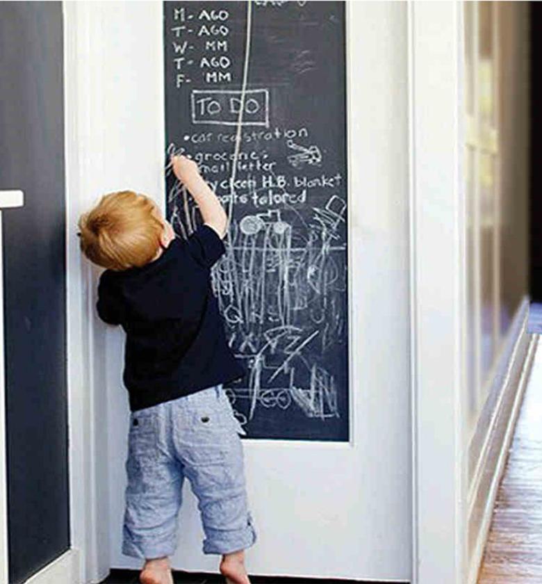 Wall Sticking Blackboard or Chalkboard image