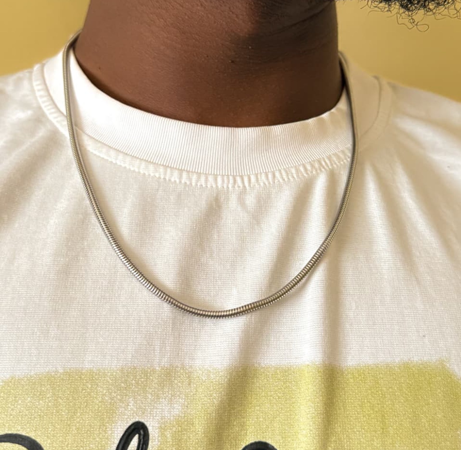 Hollow chain silver image