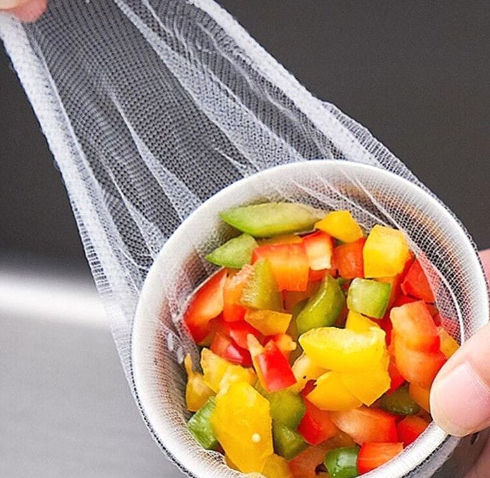100pc Disposable Sink Filter Mesh Bags, Sink Strainer image