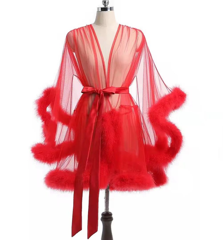 761 Sheer Fur Robe image