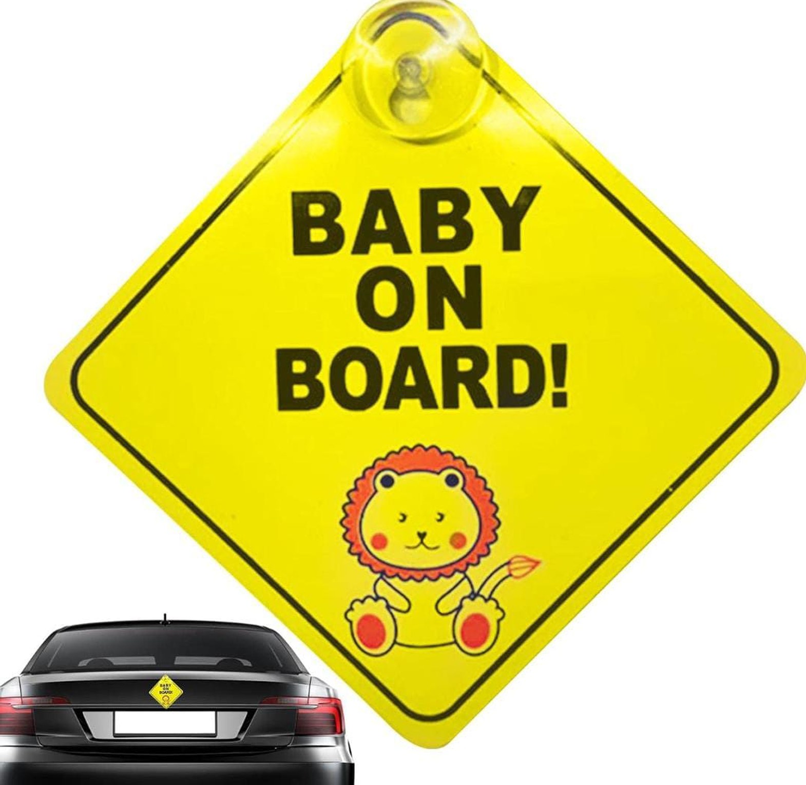 Baby on Board Sign Sticker image
