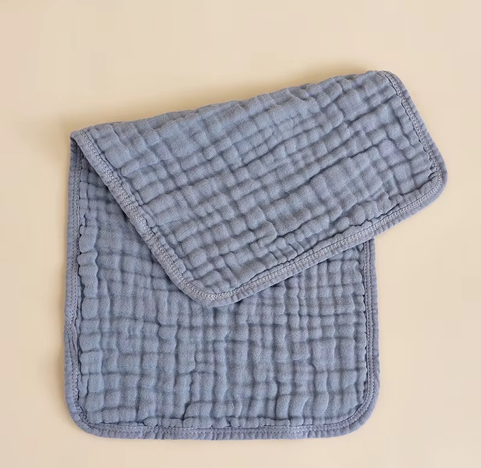 Muslin Cotton Waffle Burp Cloths  image