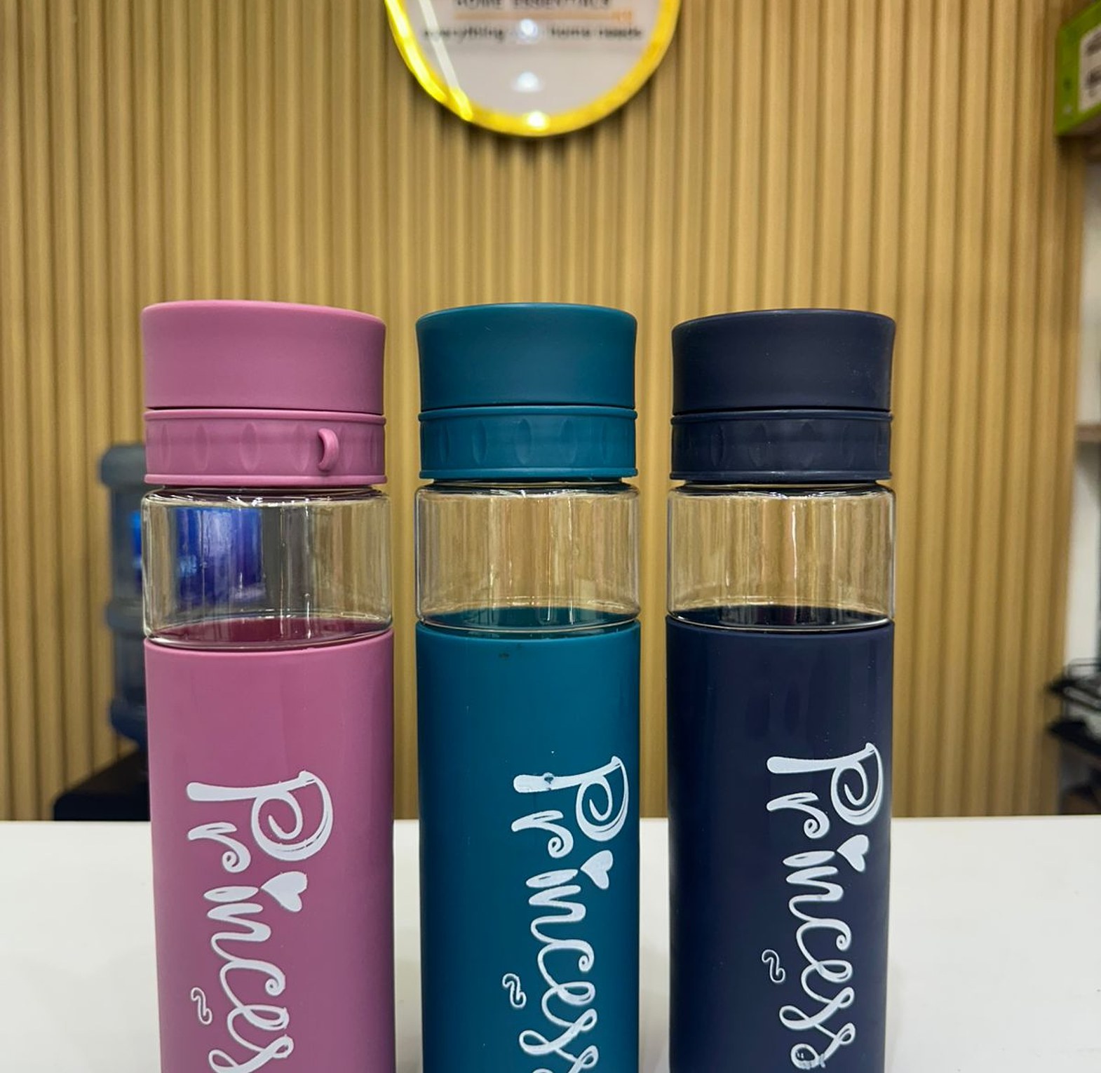 Water bottles image