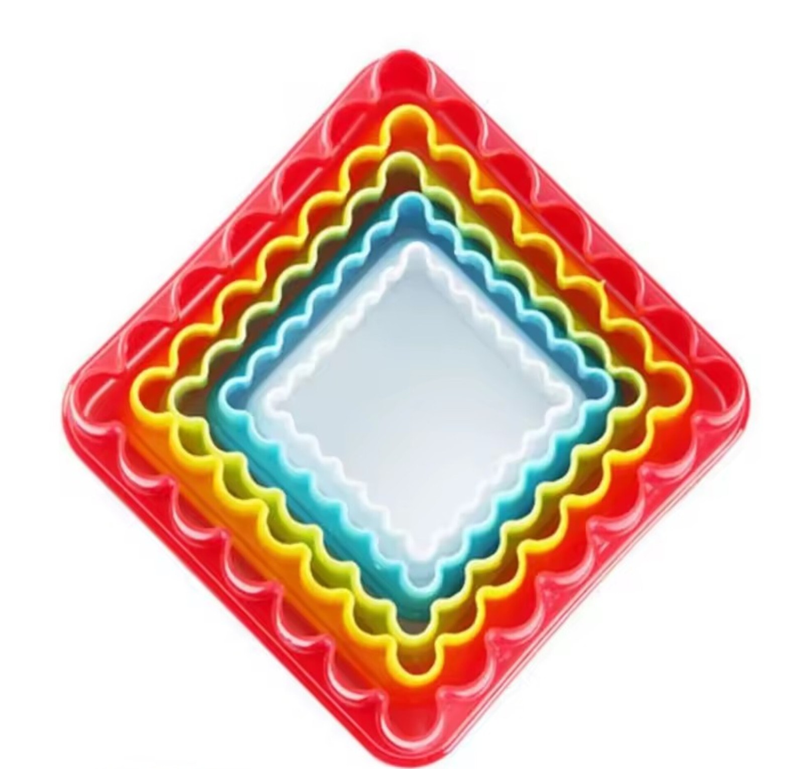 Multipurpose 4-Piece Plastic Cookie and Fondant Cutter Set for Biscuits & Mandazis - Assorted Shapes & Sizes image
