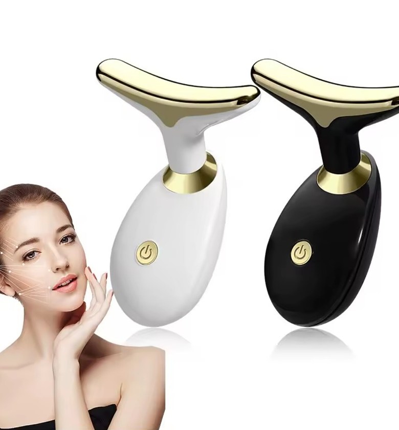 3 In 1 Face And Neck Lifting Massager Anti Aging Wrinkle Firming Device  image