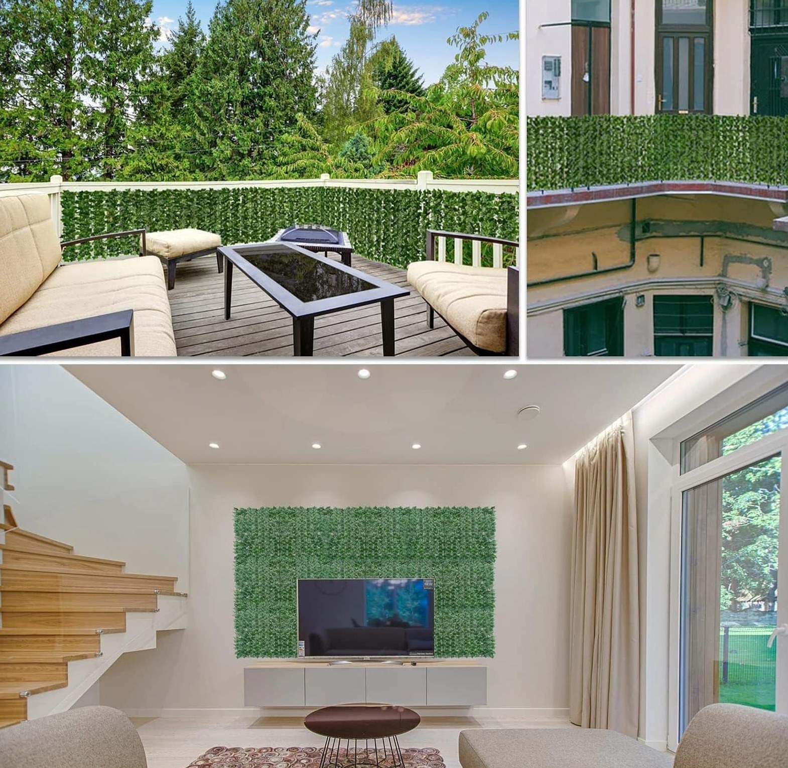 Green Balcony Privacy Fence image