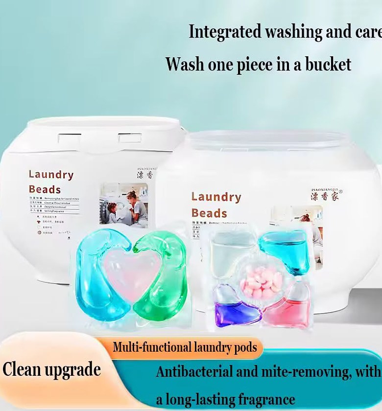 5-in-1 Laundry Pods with Laundry Beads image