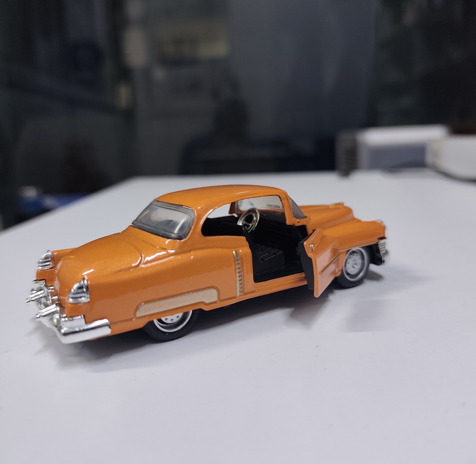 1950 Cadillac Series 62 Diecast Model Car - Vintage Metal Collectible Toy - Classic Coupe de Ville Decor image