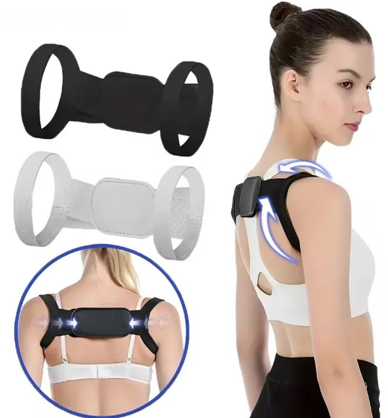 Invisible Posture Corrector Upper Back Support Brace for Pain Relief - Adjustable Breathable Design image