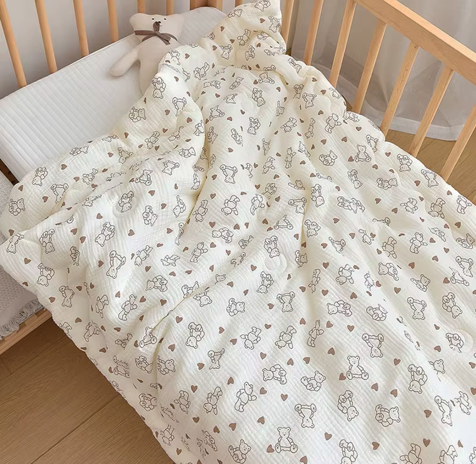 CloudNest™ XL Muslin Cotton Blanket image
