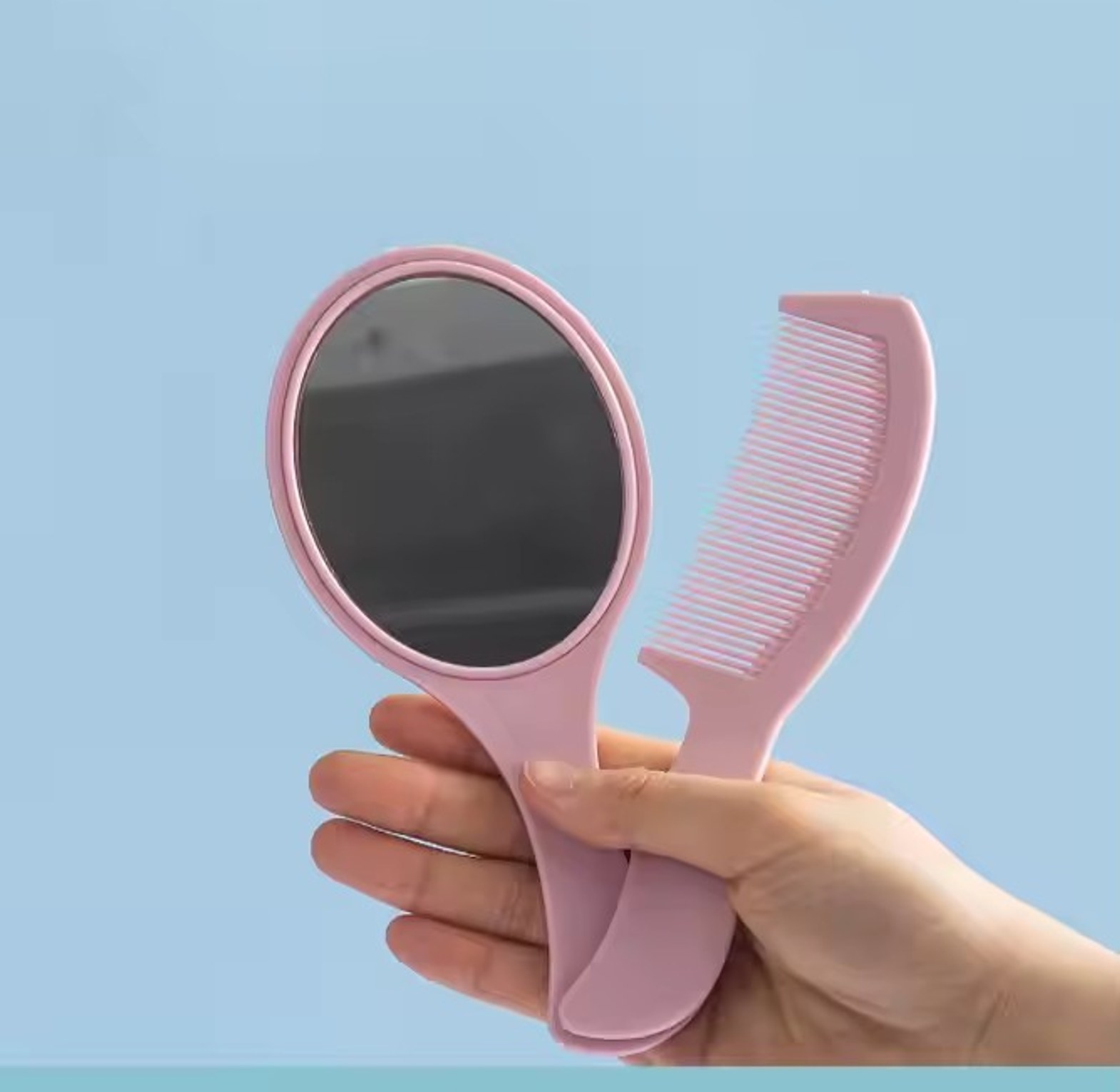 Hand Mirror and Comb Set image