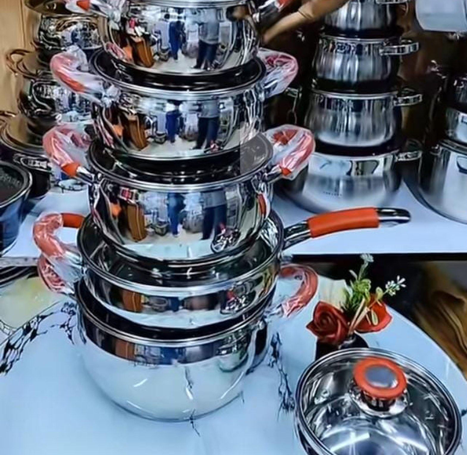 12 pc stainless cookware set  Siganature  image