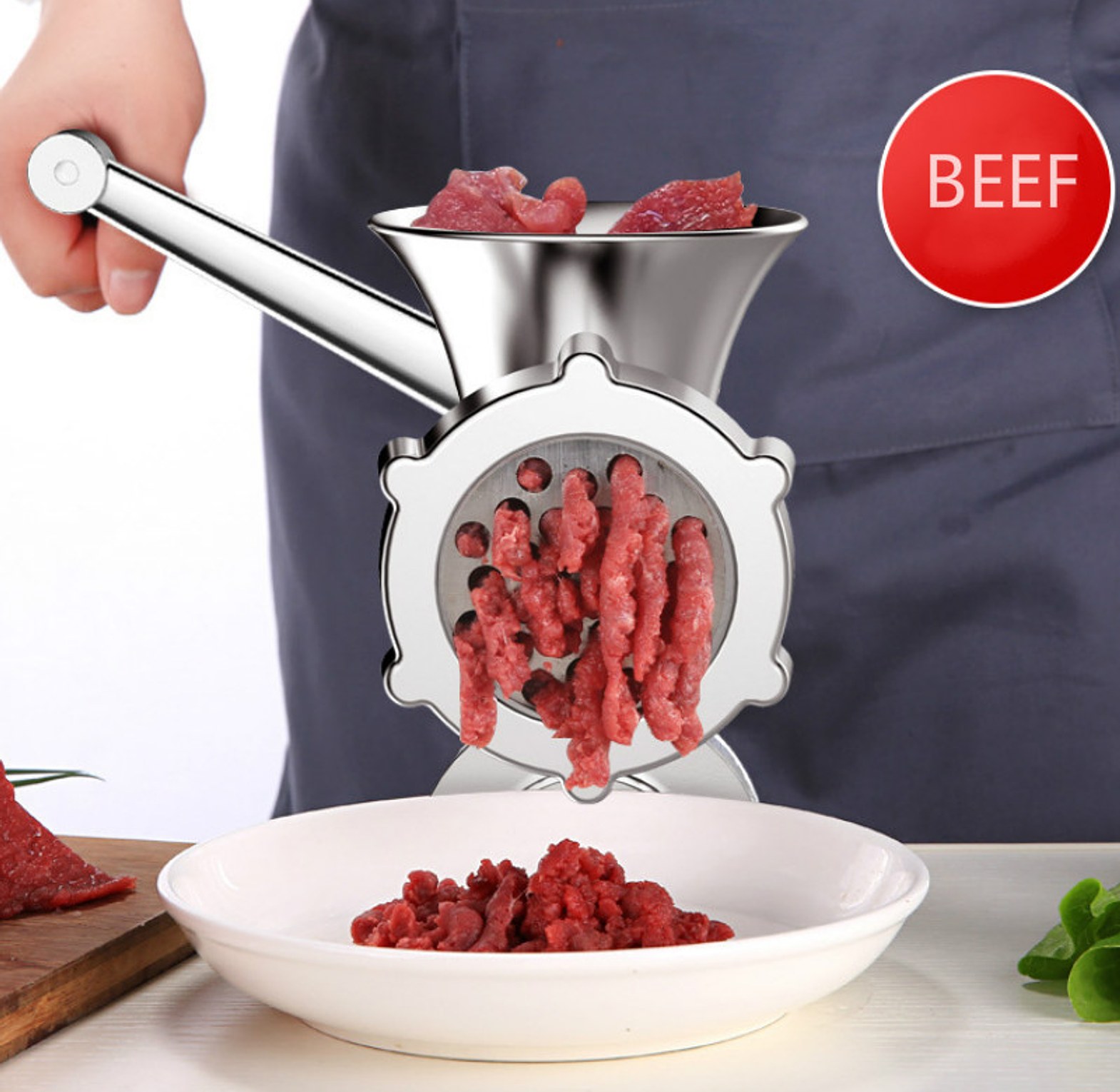 Manual Meat Mincer, Grinder image
