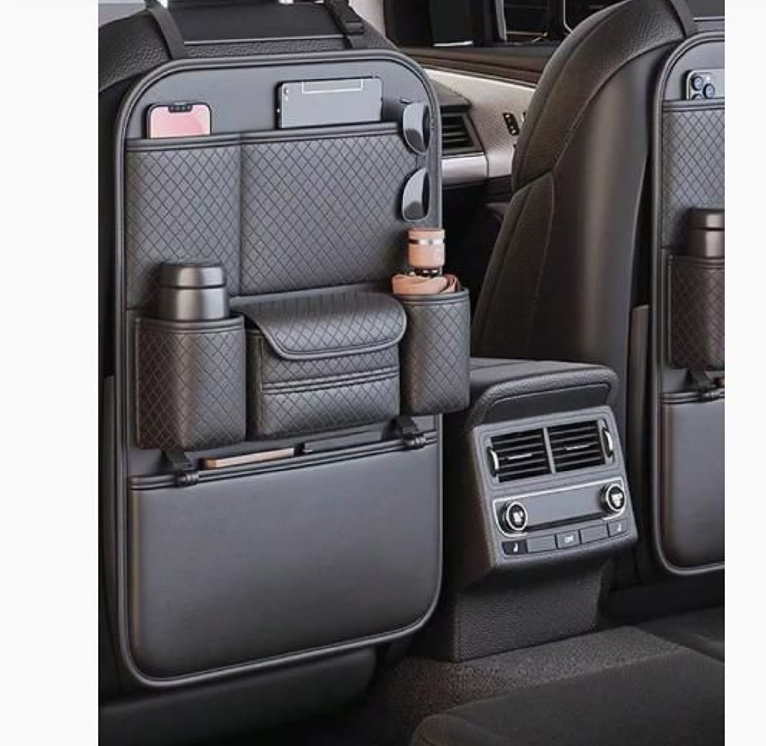 premium quality Car back seat organizer image