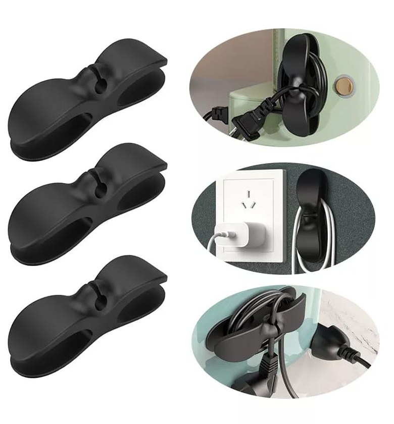 Wire Cable Organizer Tidy Management Clips Holder image