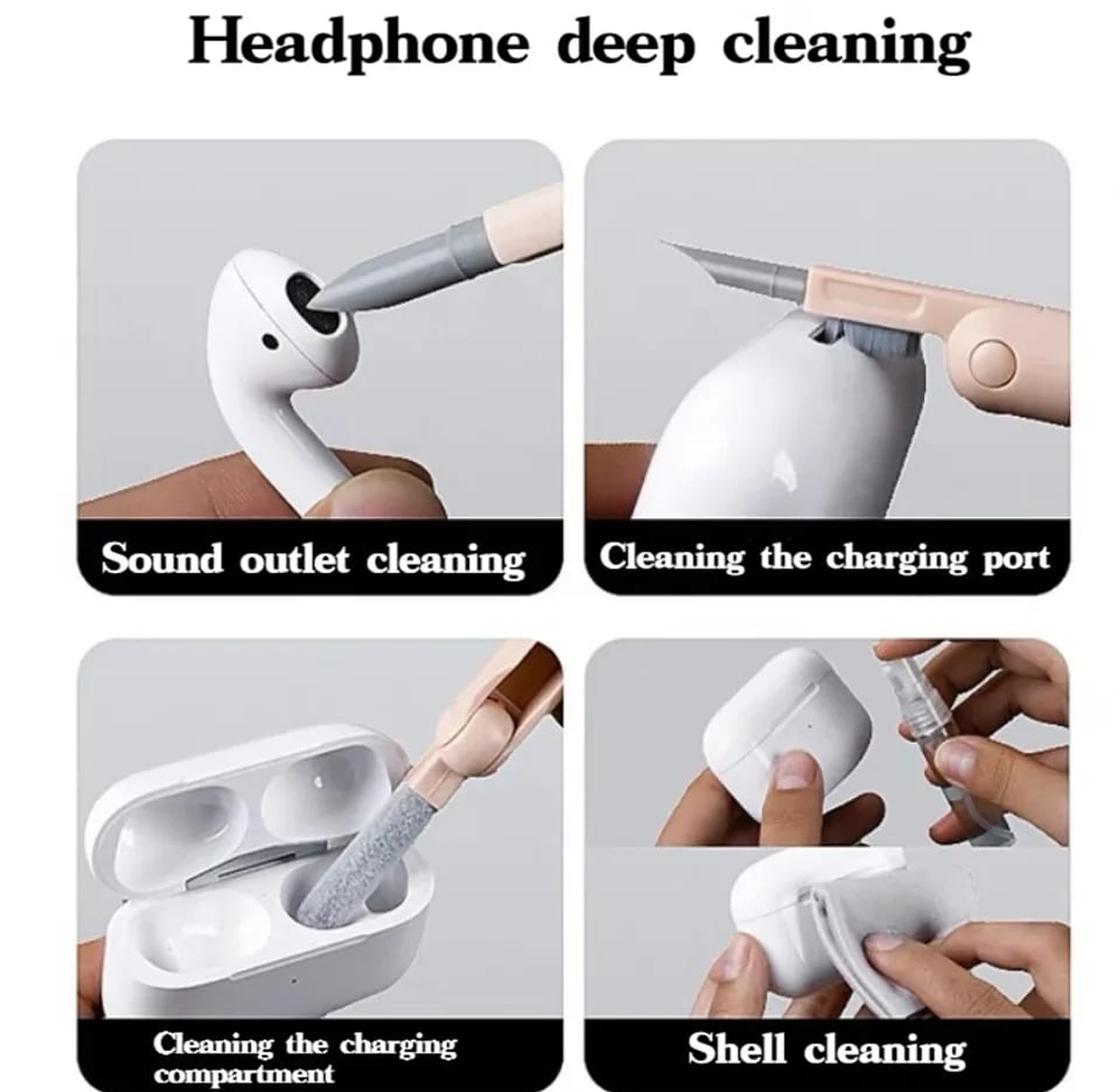 7-in-1 Multifunctional Electronics Cleaning Kit for Keyboards, Earbuds, and Screens image