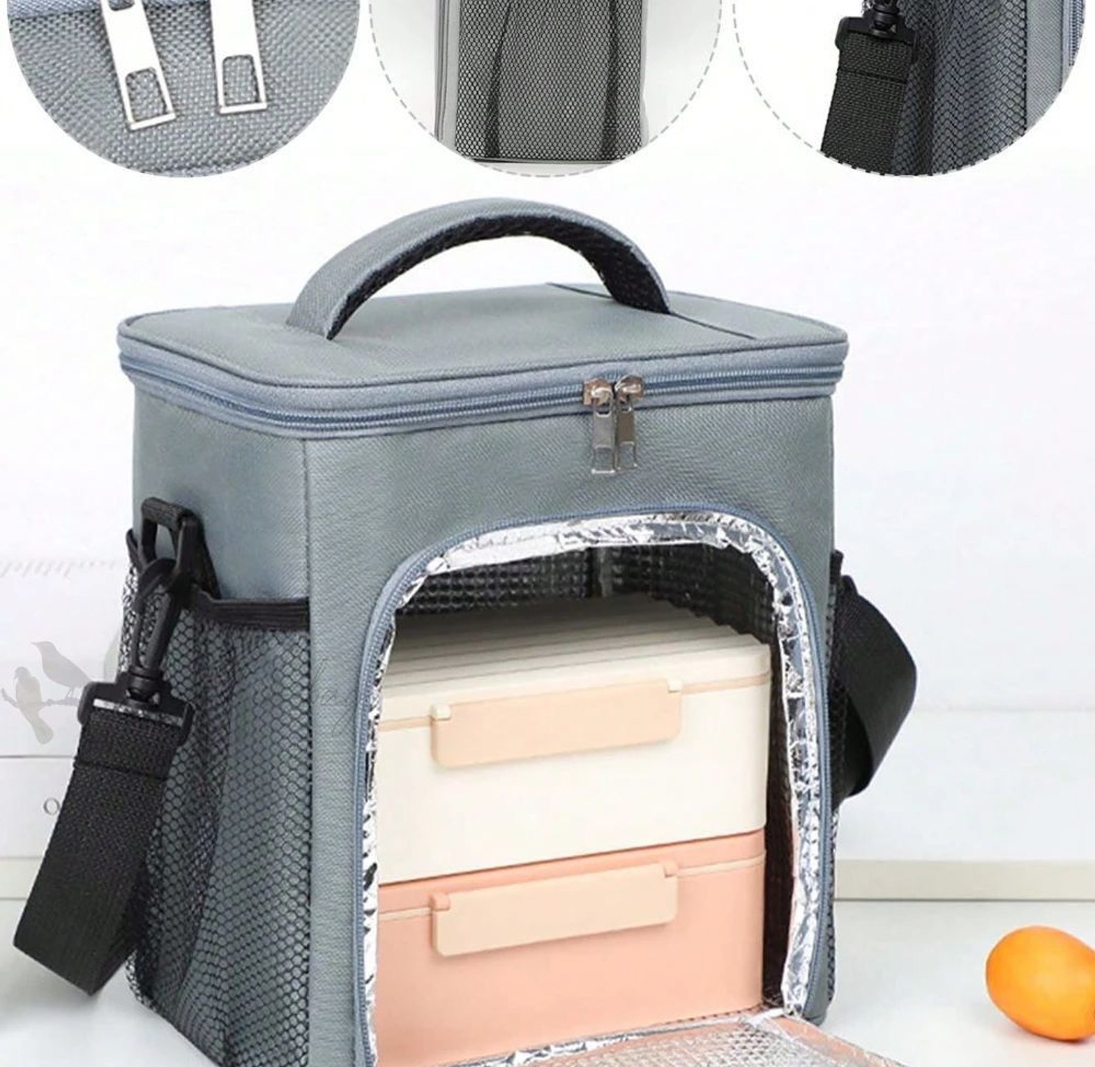 Premium 2-Compartment Insulated Lunch Bag image
