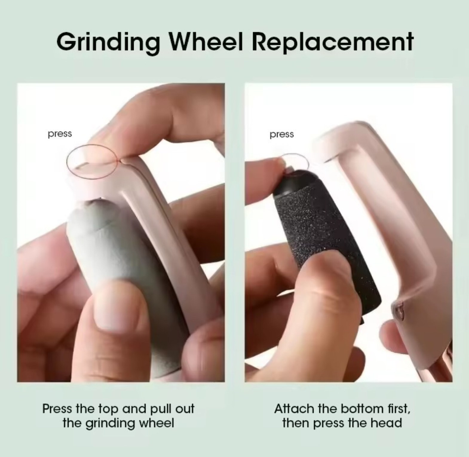 Electric Foot Callous Remover, Dead Skin Grinder image