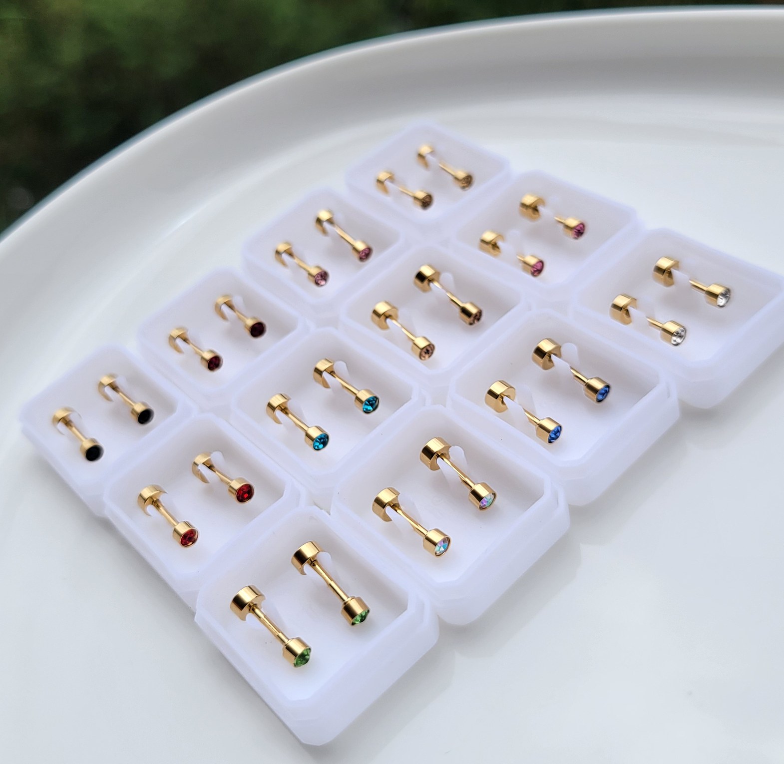 Tiny baby screw studs image