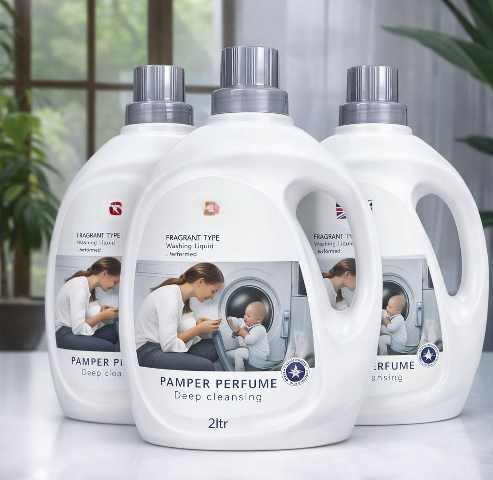 2Ltr Premium machine washing liquid  image