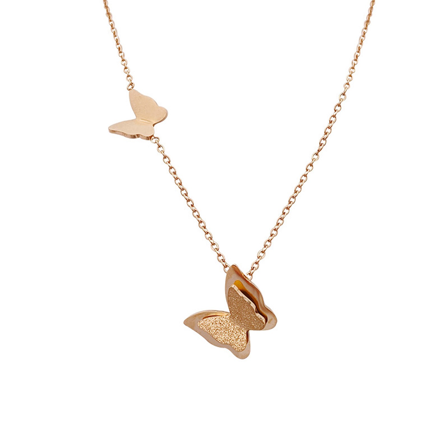 2 Butterfly Necklace  image