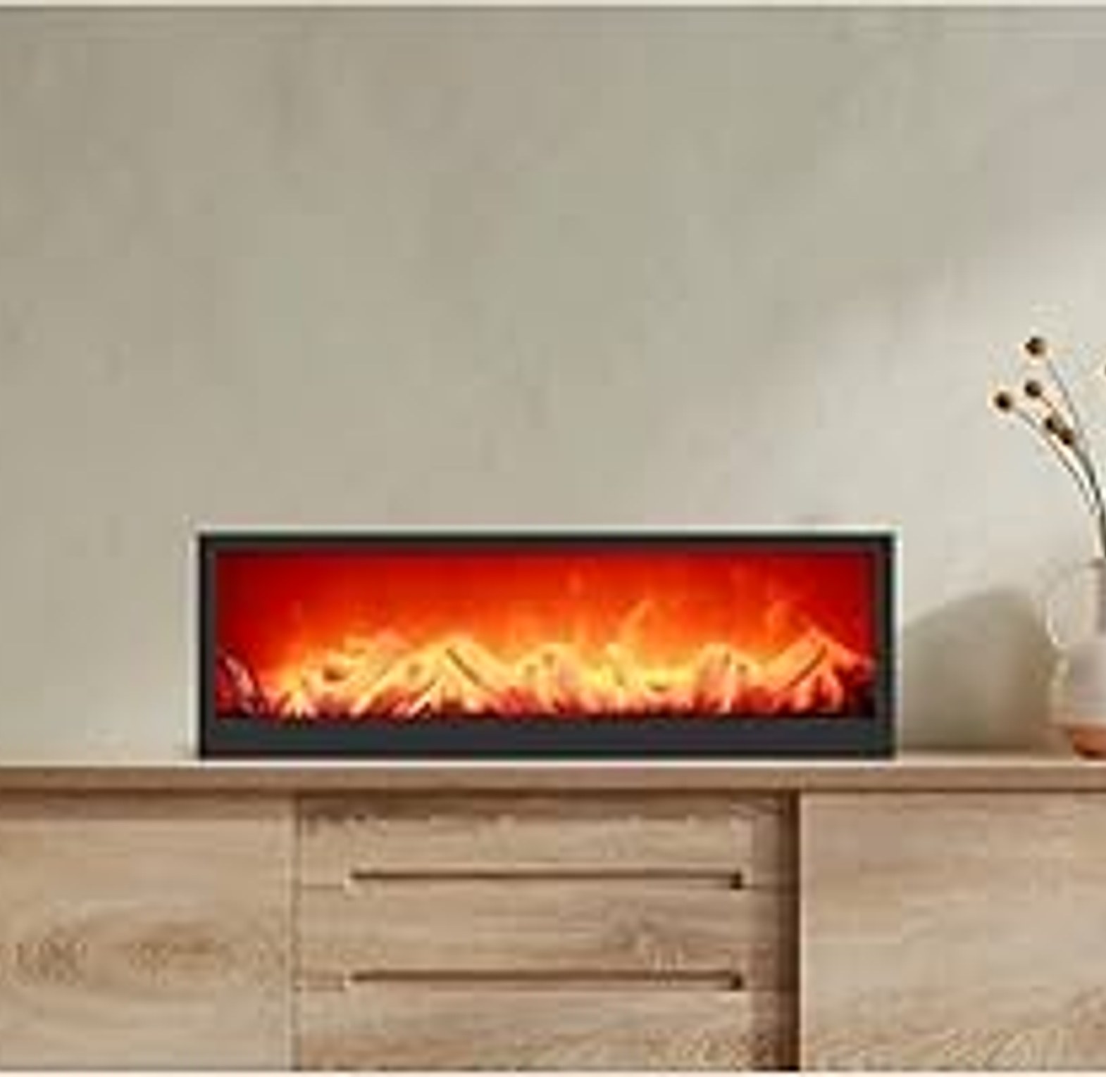 60cm Electric Fireplace Decor – Versatile Tabletop or Wall-Mounted Ambiance for Nairobi Homes image