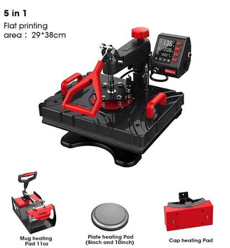 5 in one heatpress image