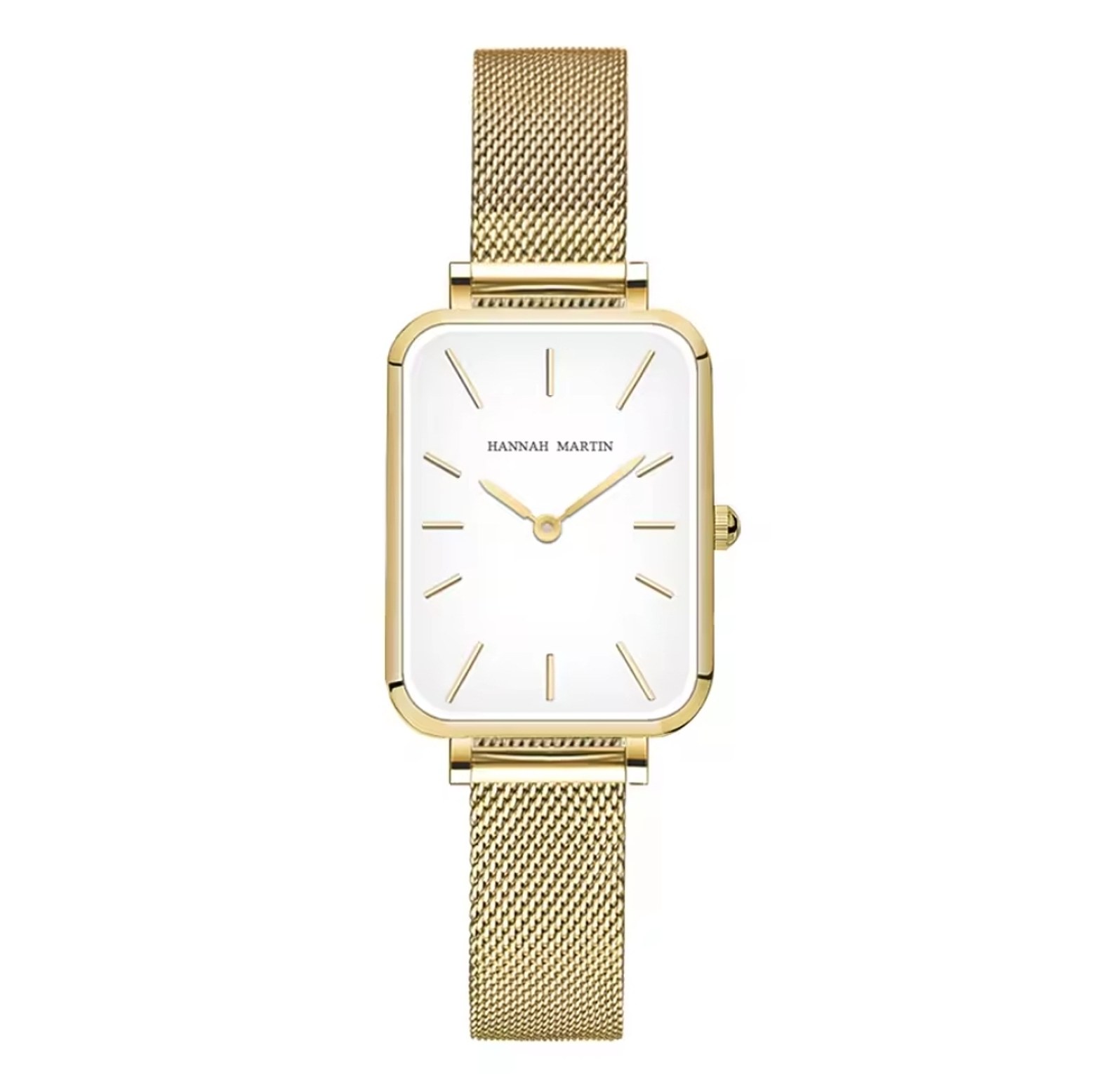 Rectangle Slim Nordic Stainleess Steel Hannah Martin Watch for ladies/women  image