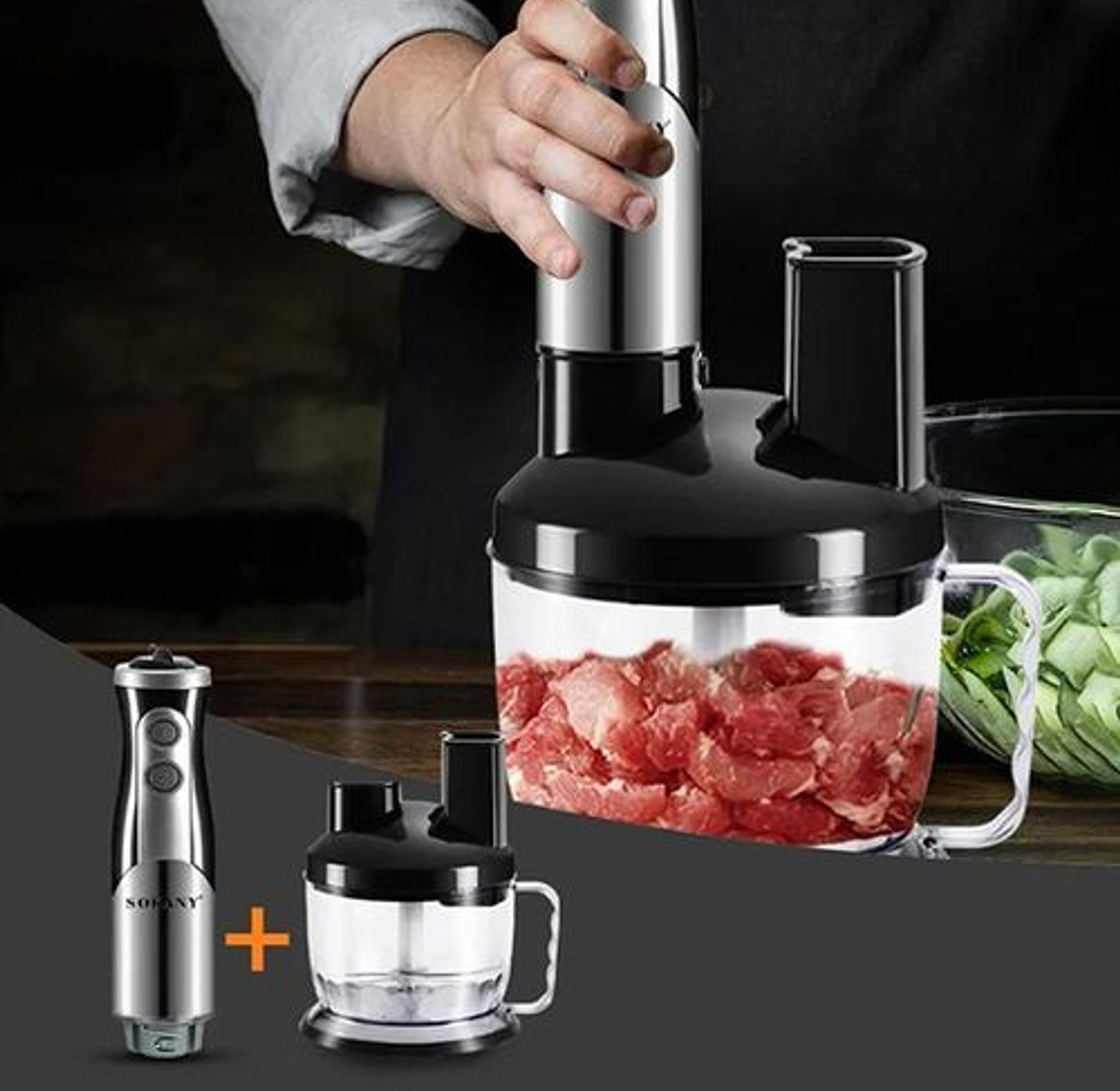 Sokany 8 in 1 Multifunction Blender Hand Blender Electric Blender image