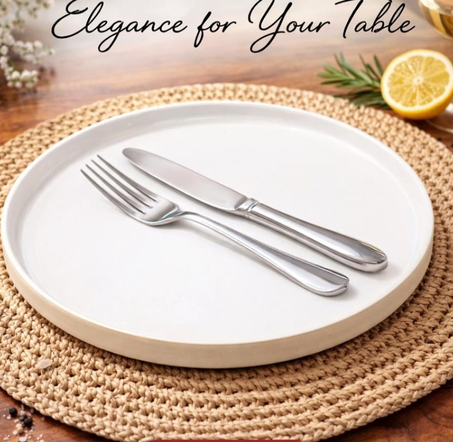 Luxury 10.5-Inch Matte Ceramic Dinner Plate image