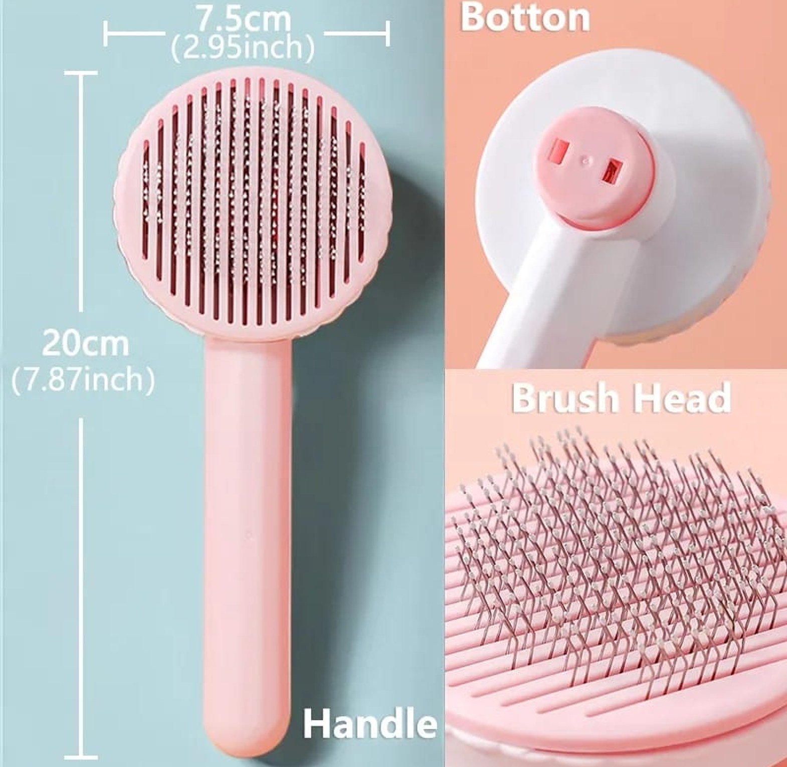 Self-Cleaning Pet Comb image