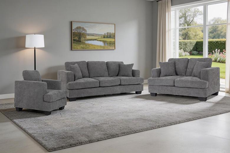 KIAN 6 Seater Fabric Sofa (3+2+1) image