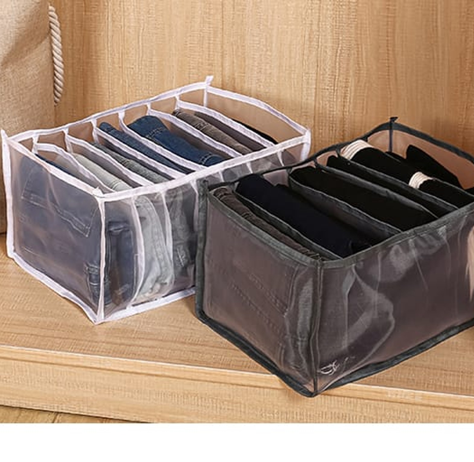 Closet Organizer Jeans Storage Box image