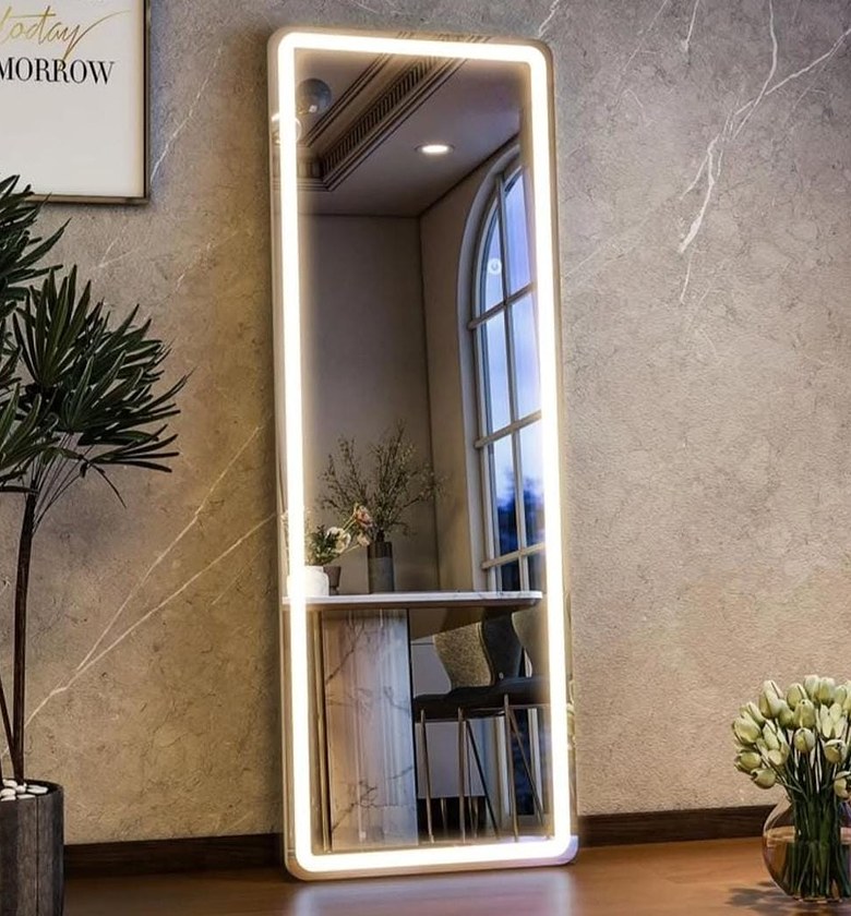 Full-Length LED Standing Mirror image