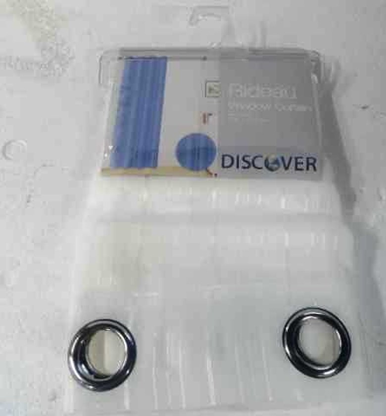 CURTAIN, 14 RINGS SILVER
 image