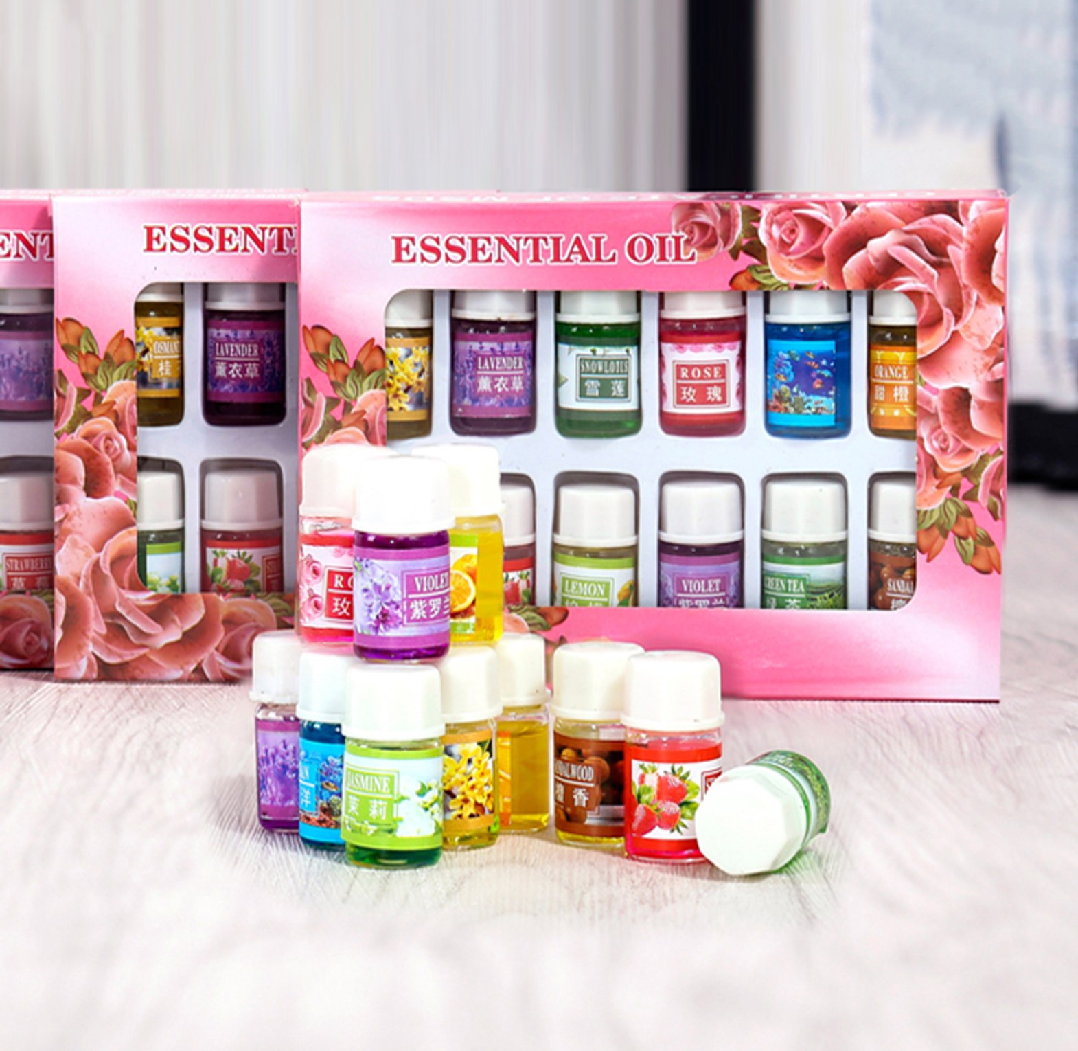 12pc Diffuser/Humidifier Essential Oils image