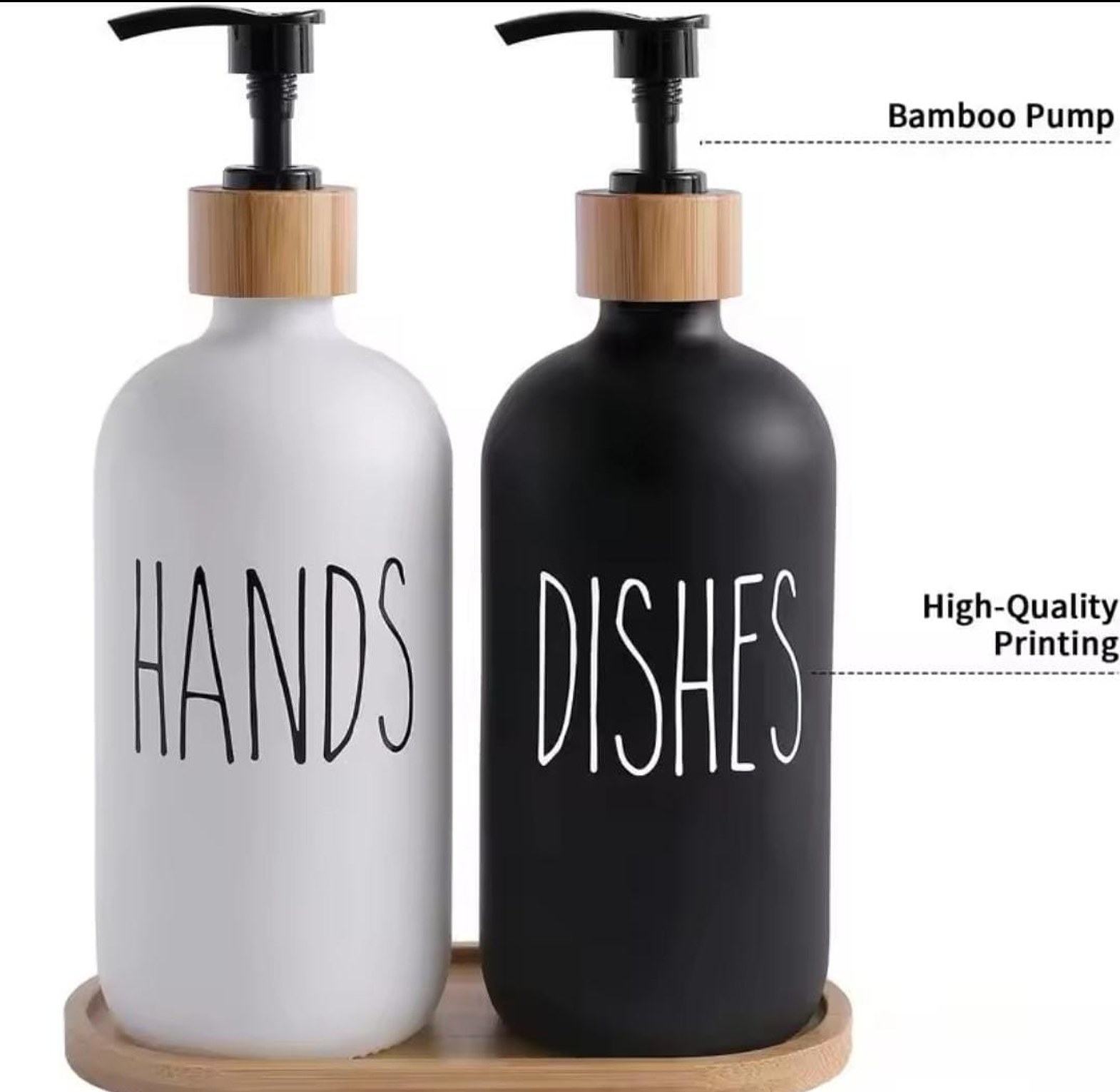 New Hands and Dishes soap dispensers set image