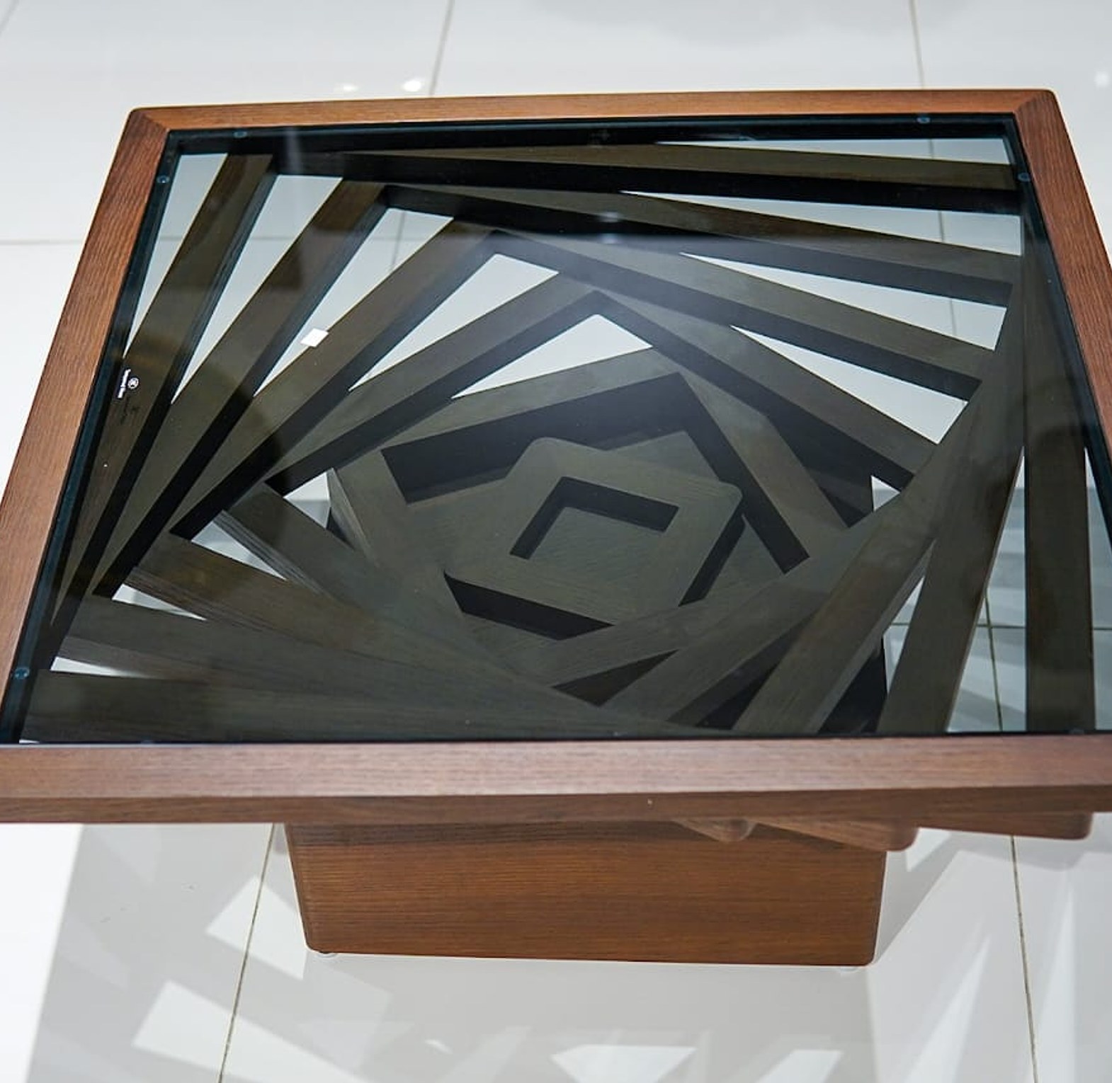 Wooden coffee table image