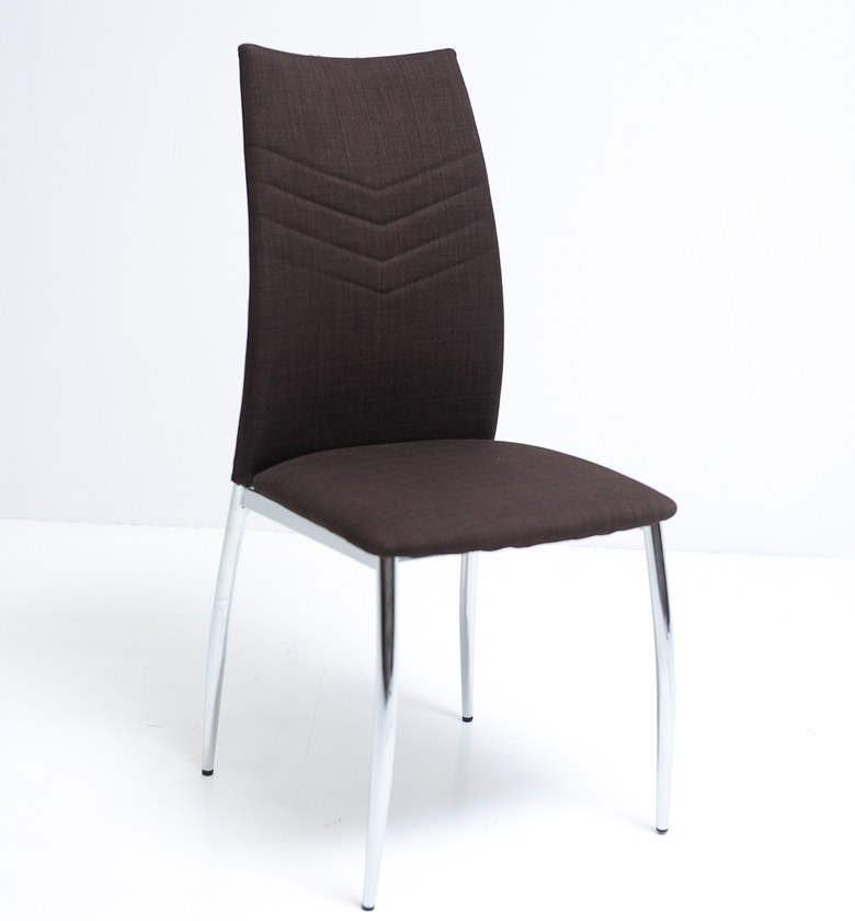 CHAIR DINING CHROMED LEGS image