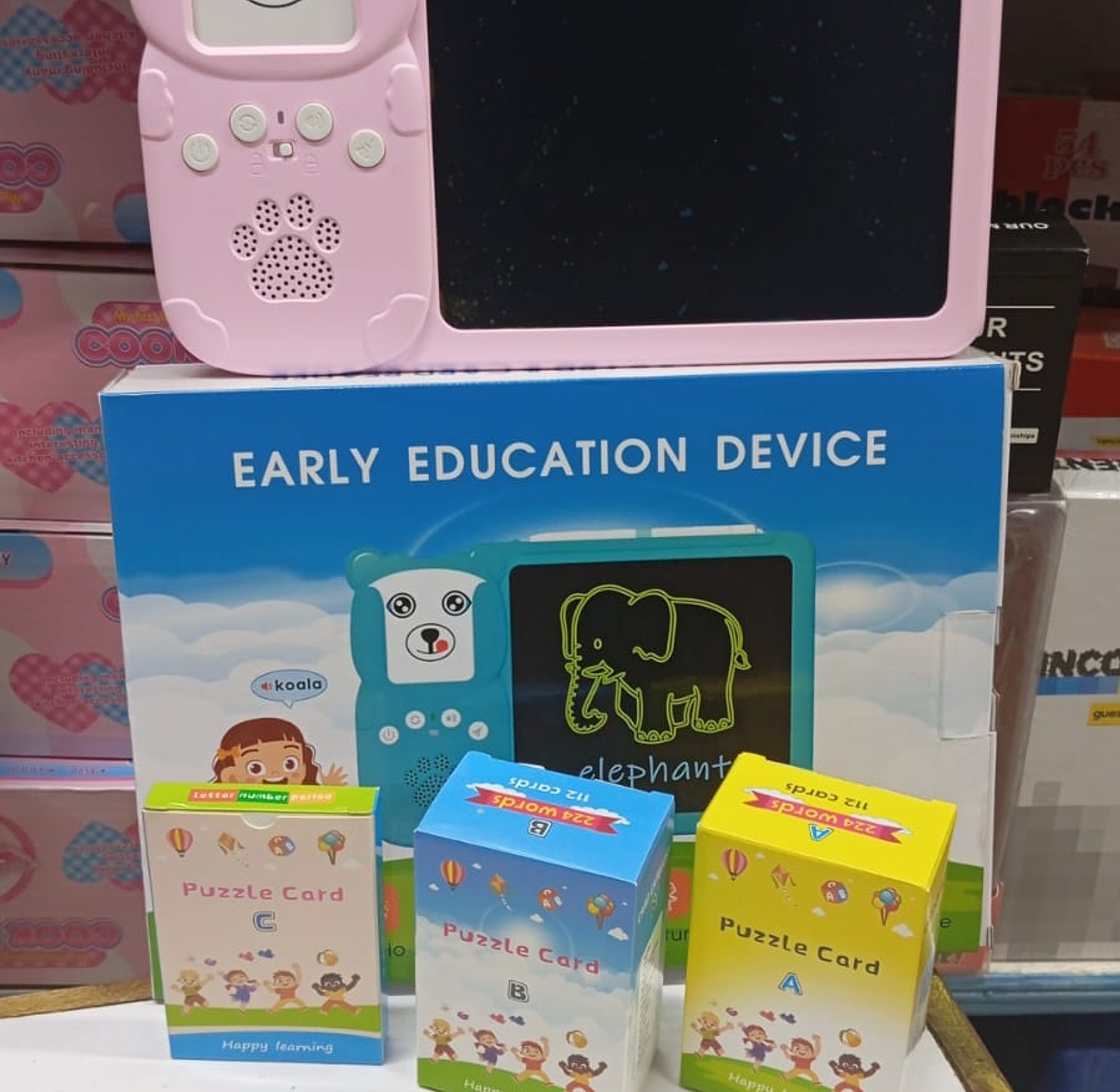 Rechargeable Card Reader with Writing board image