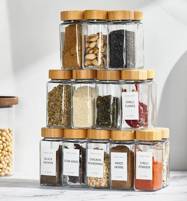 5pcs Spice Jars image