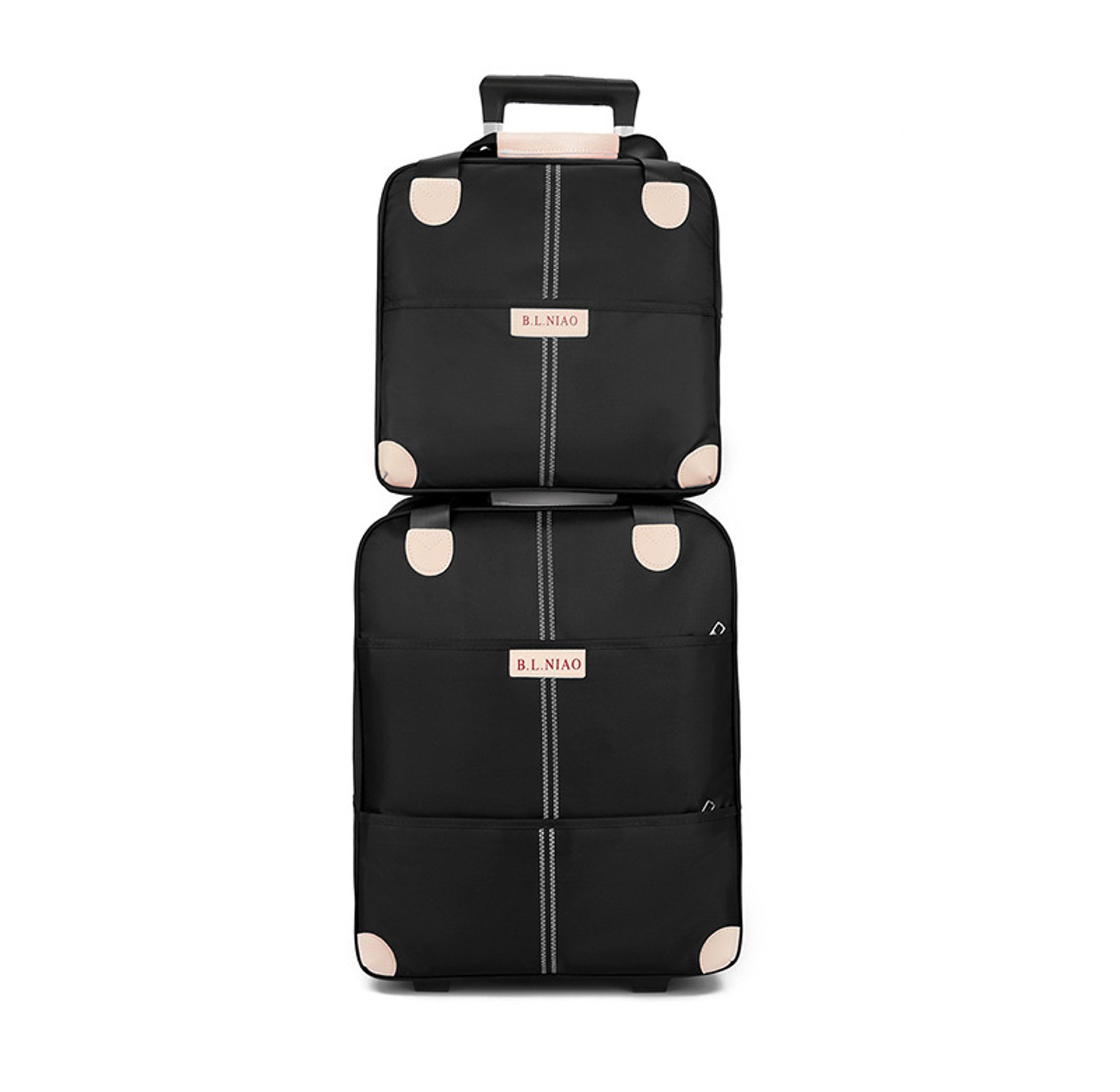 2-in-1 Trolley Travel Suitcase Bag image