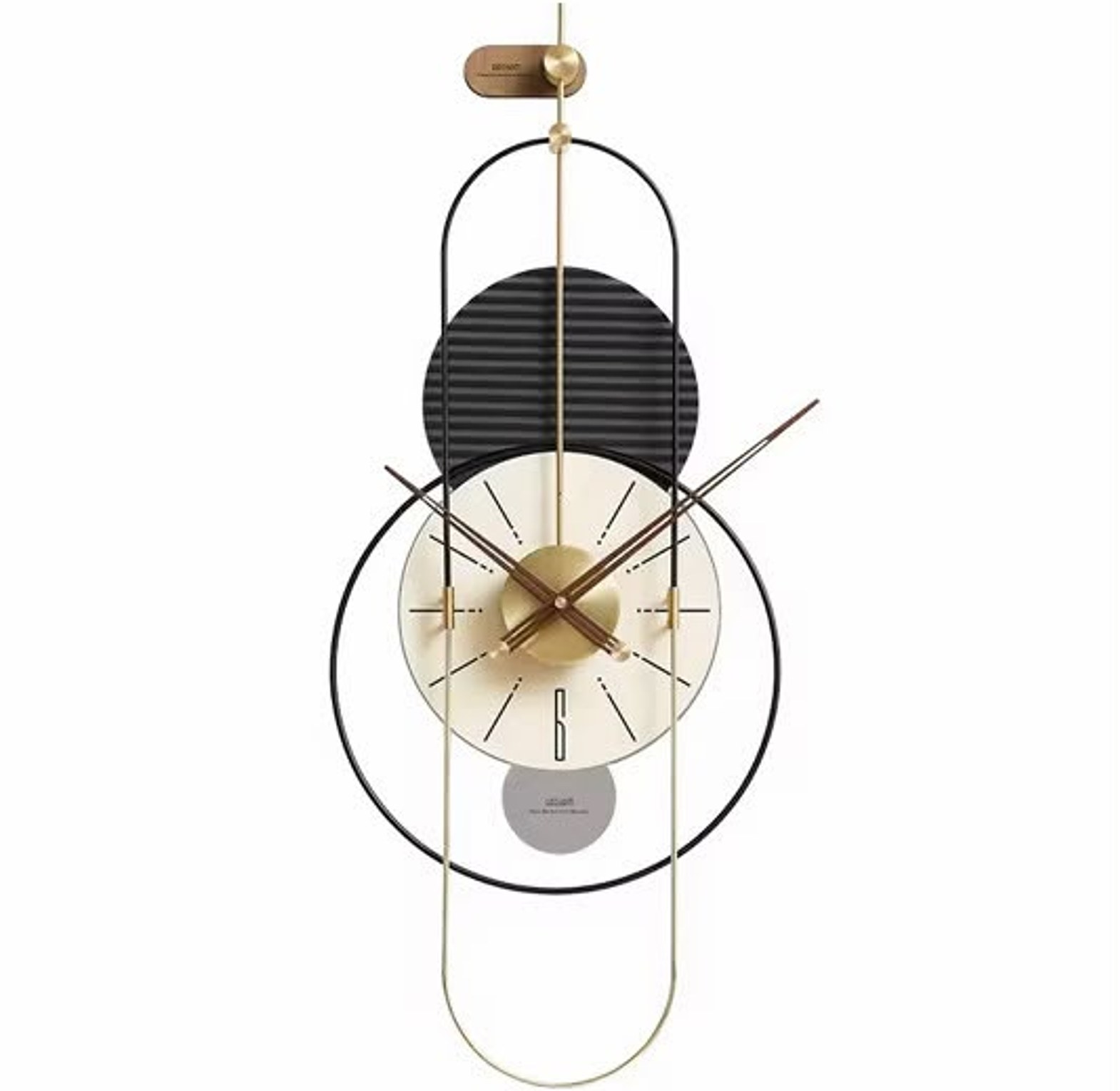 luxury Modern Geometric Wall Clock image