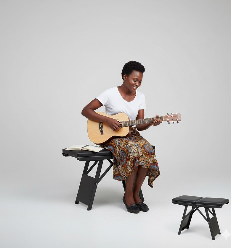 Steel Foldable Stool, Travel Stool image