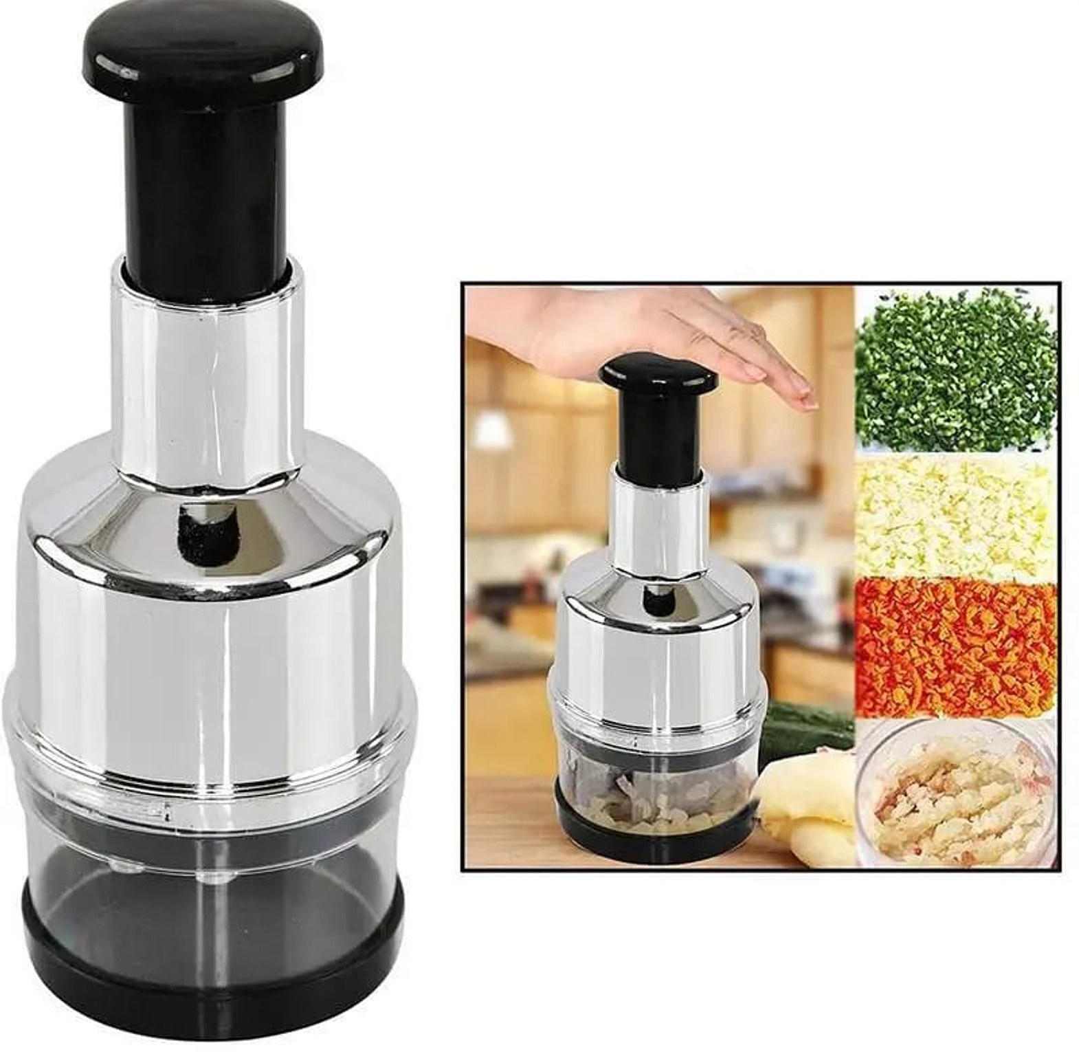 Manual Garlic Press Squeezer  image