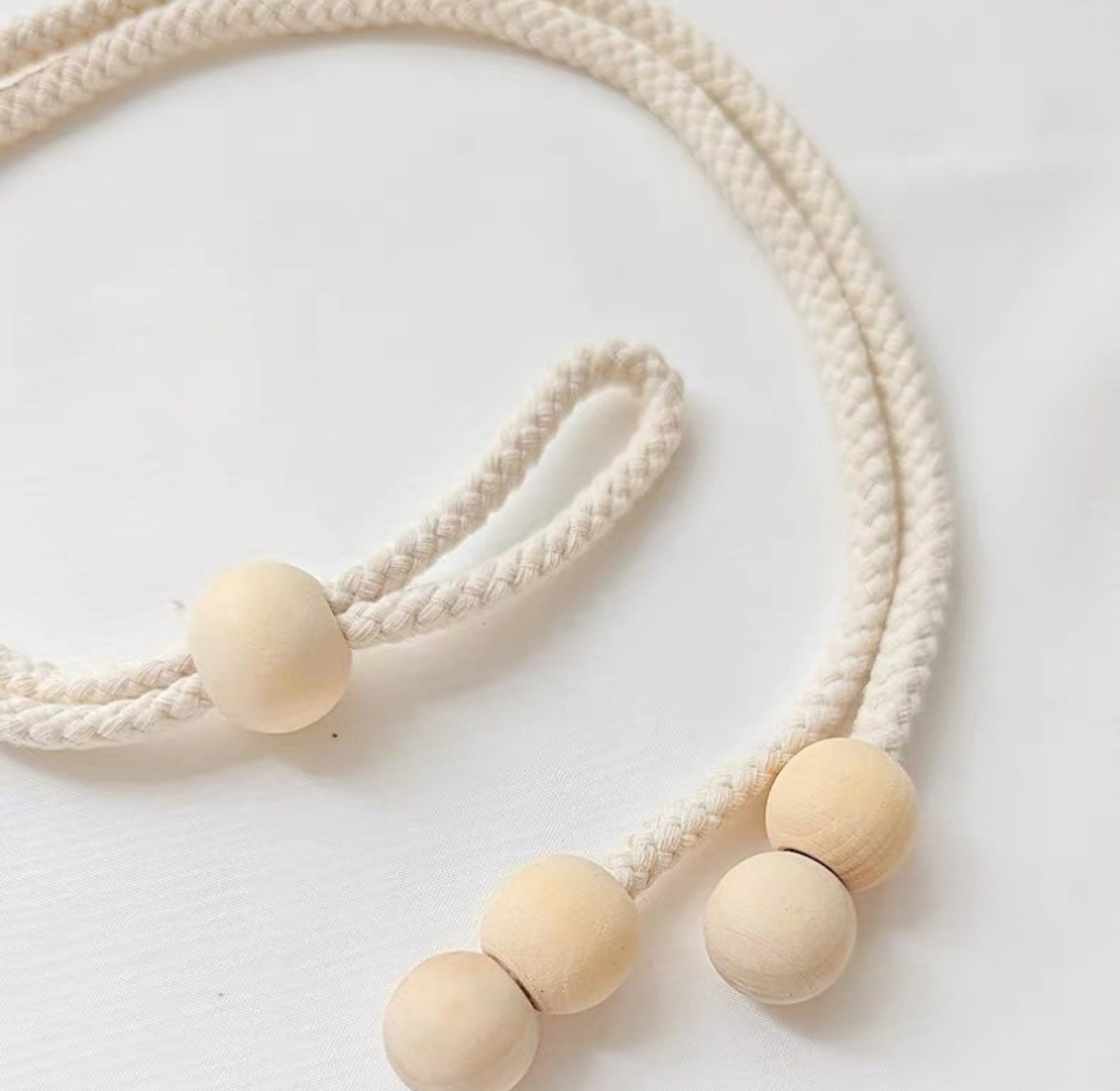 Modern Minimalist Handmade Curtain Tiebacks image
