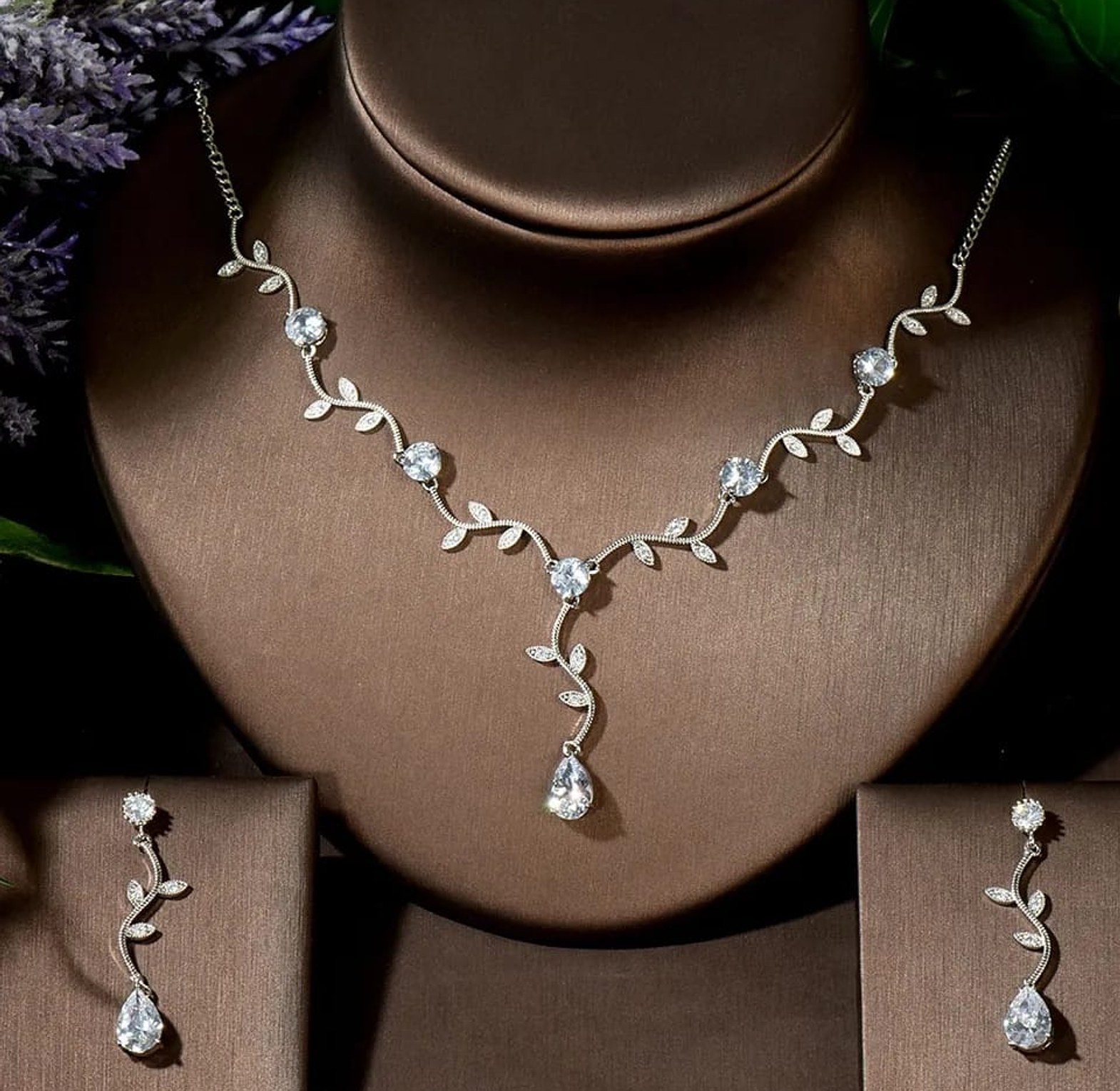 Cubic Zirconia Bridal Set image