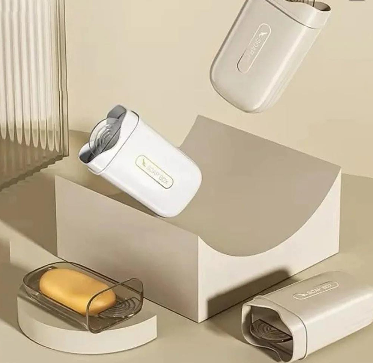 Portable travel soap dish holder image