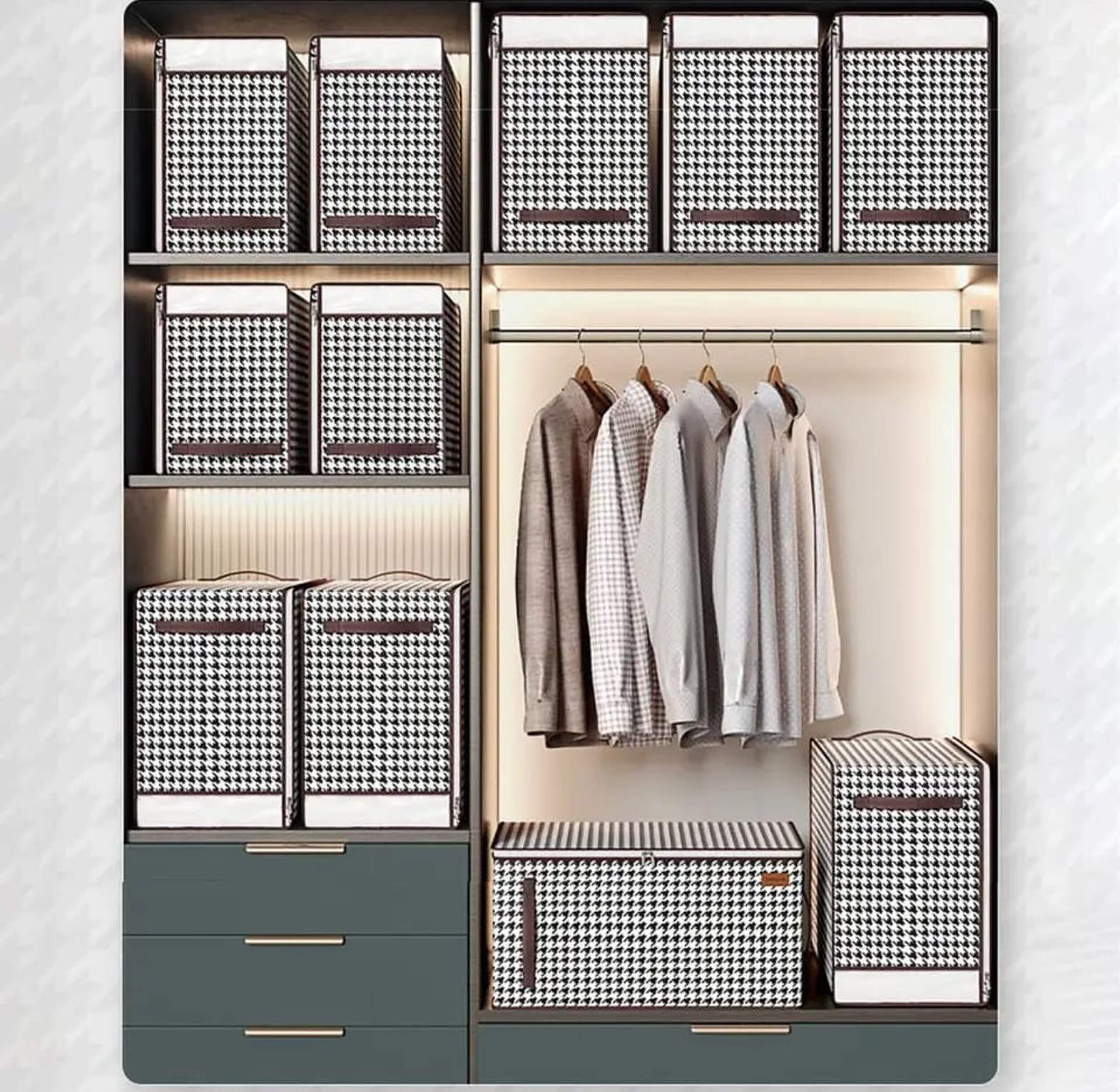 Large Capacity Dust-Proof and Moisture-Proof Clothes and Quilt Storage Organizer image
