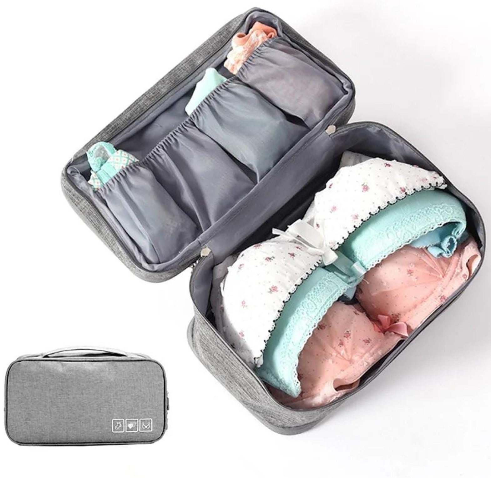Portable Travel Undergarments Organizer Bag image